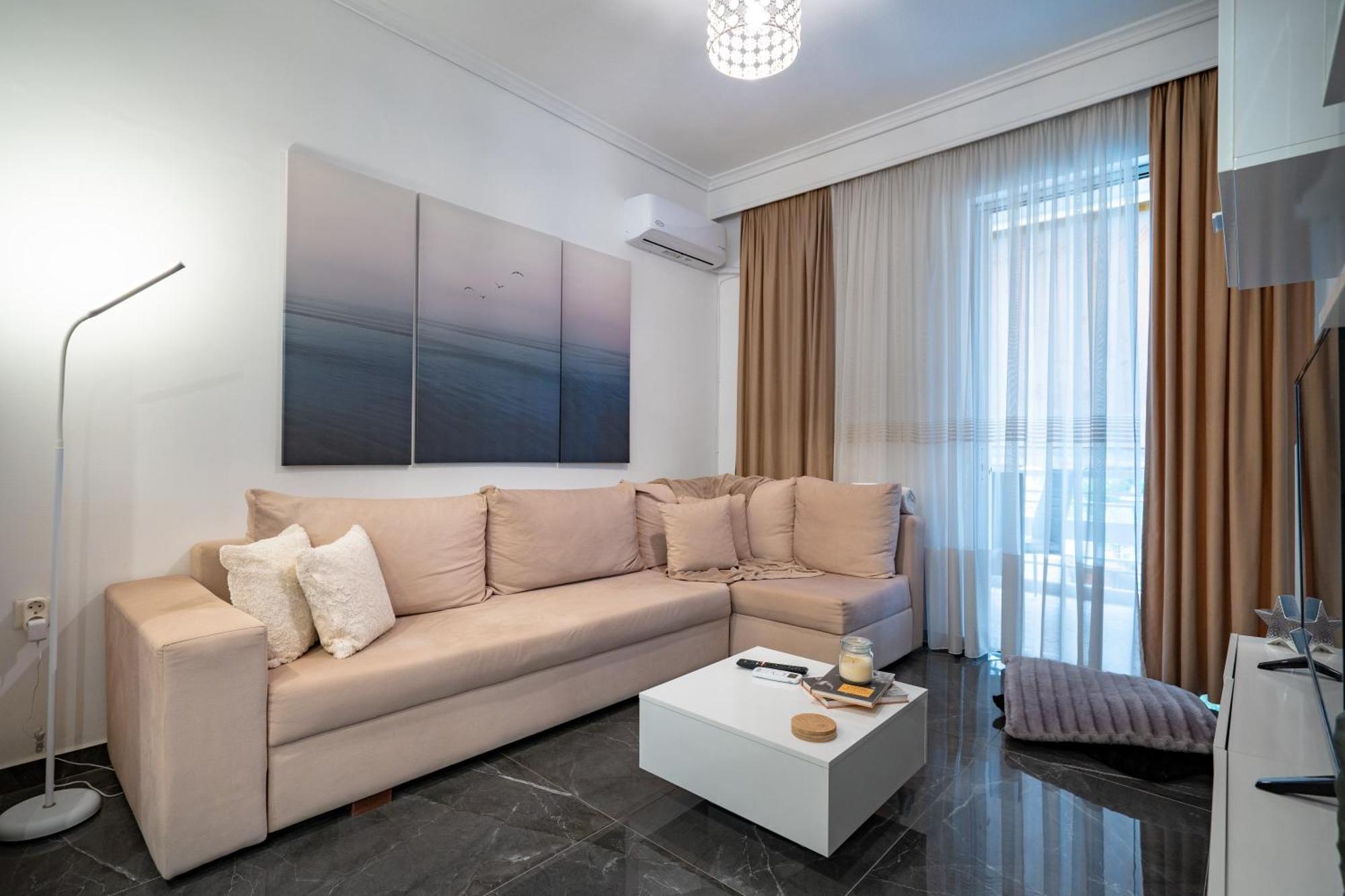 Neo Irakleio Train St. 1 Bedrm 4 Pers. Apartment Aten Exteriör bild