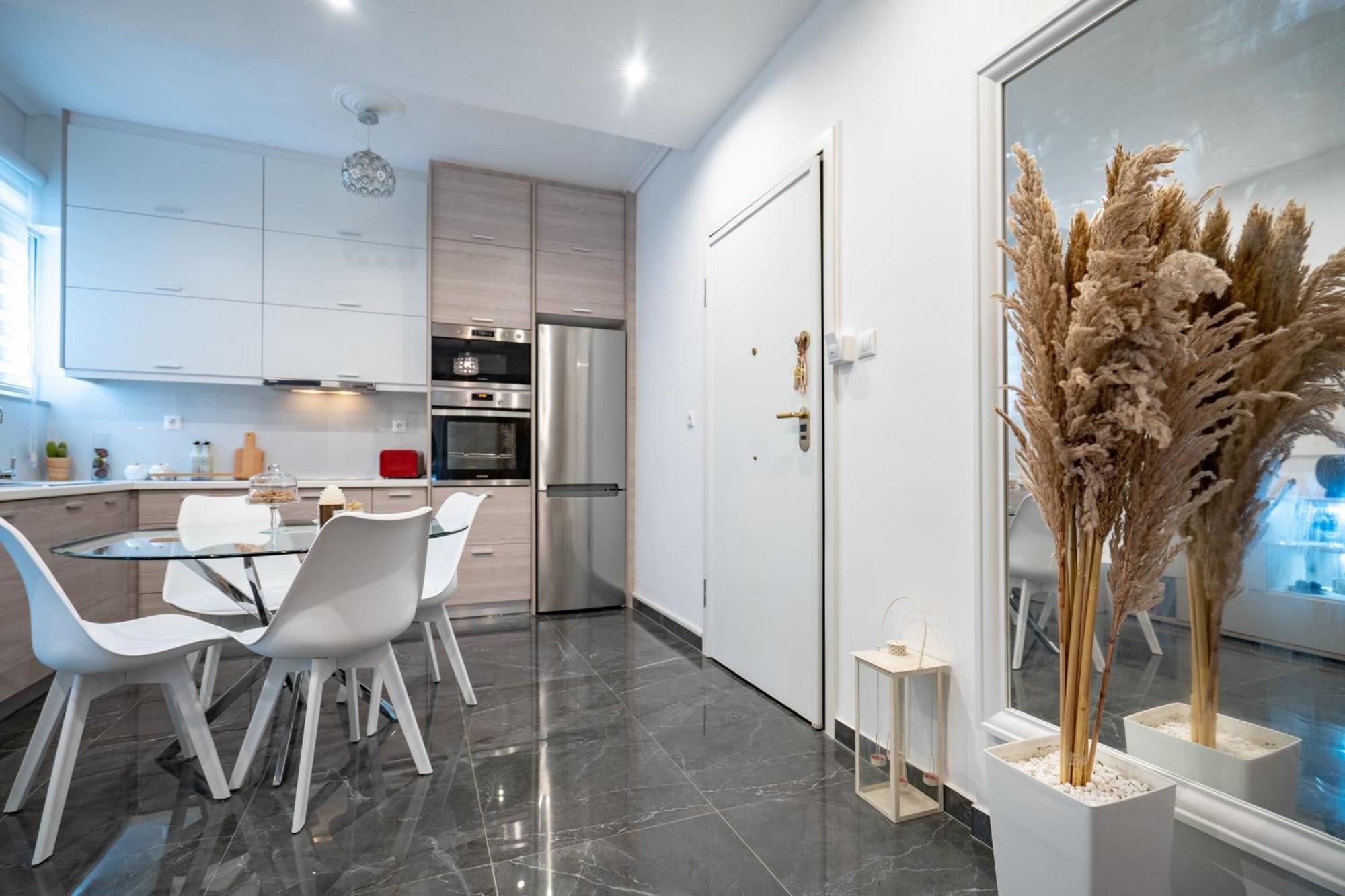Neo Irakleio Train St. 1 Bedrm 4 Pers. Apartment Aten Exteriör bild
