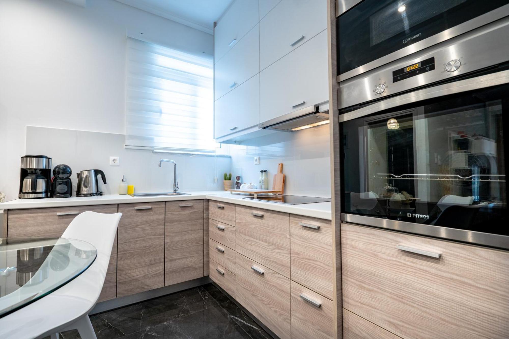 Neo Irakleio Train St. 1 Bedrm 4 Pers. Apartment Aten Exteriör bild