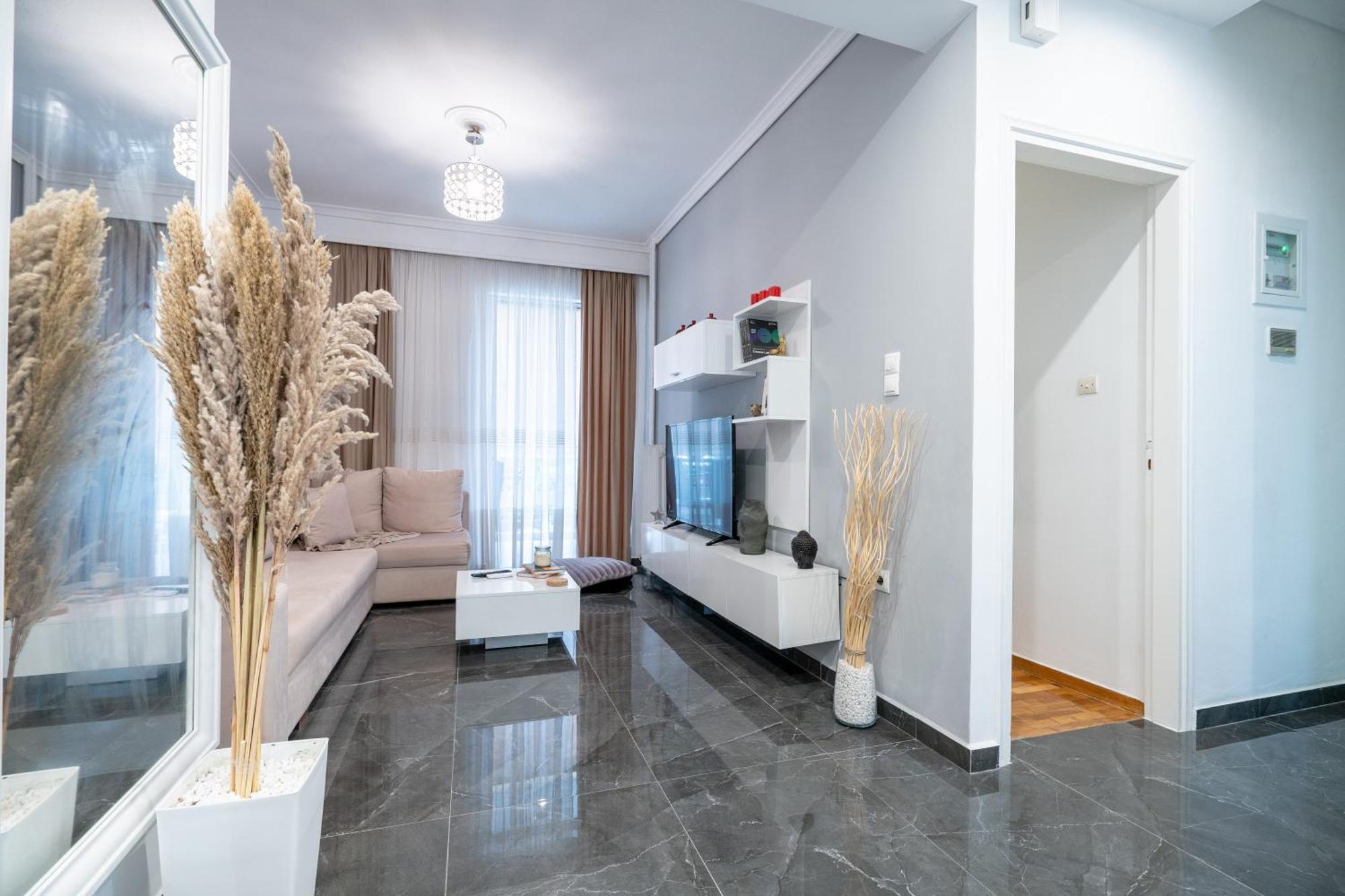 Neo Irakleio Train St. 1 Bedrm 4 Pers. Apartment Aten Exteriör bild